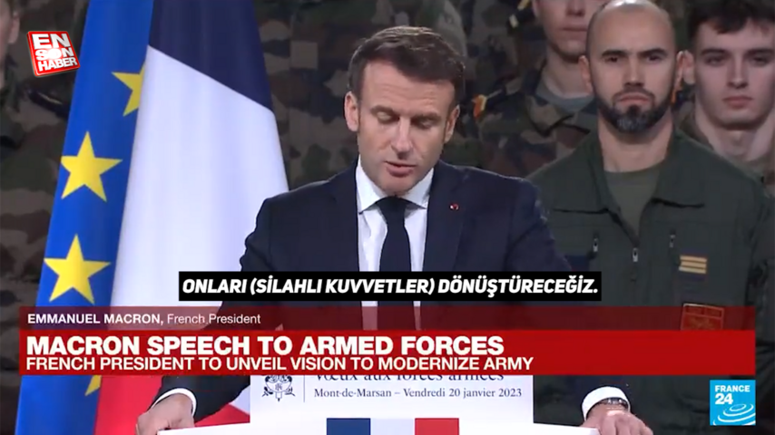 Emmanuel Macron: Silahlı kuvvetleri dönüştürmek zorundayız