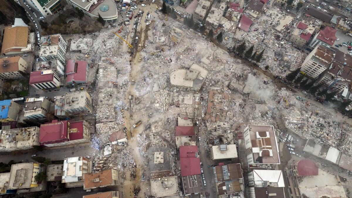Kahramanmaraş’ta depremin merkez üssü Pazarcık’ta arama kurtarma çalışmaları tamamlandı