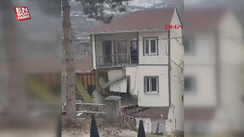 Malatya’da 5.6’lık depremde binaların yıkılma anı