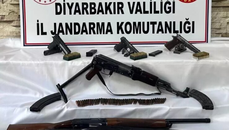 Diyarbakır’da Kaçak Silah Operasyonu: 5 Gözaltı