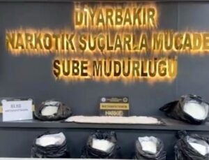 Diyarbakır’da takibe alınan tırda 81 kilo metamfetamin ele geçirildi