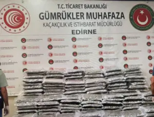 Gümrükte 420 kilo uyuşturucu unsur yakaladı
