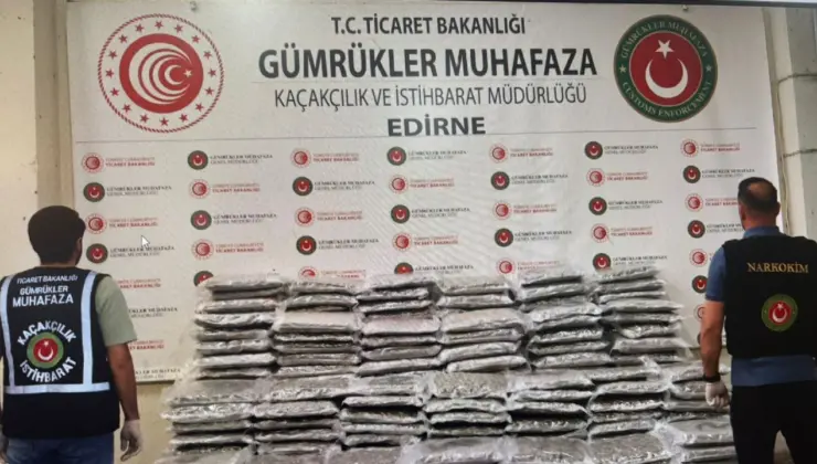 Gümrükte 420 kilo uyuşturucu unsur yakaladı