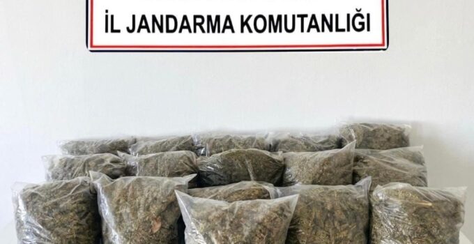 Diyarbakır’da 38 buçuk kilo esrar ele geçirildi