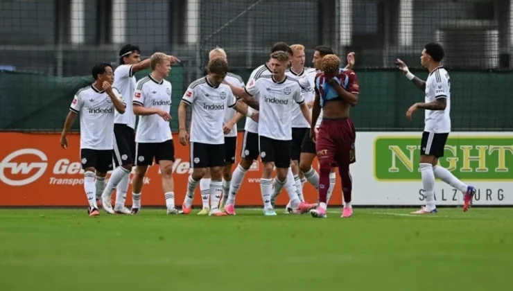 Trabzonspor Frankfurt’a 3-0 yenildi: Hazırlık maçında berbat prova