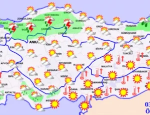 Bugünkü hava durumu: Diyarbakır 44 derece, Marmara’ya sağanak!